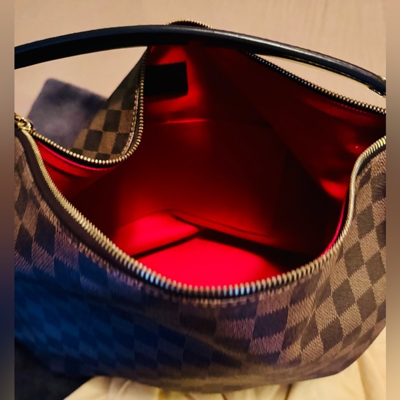 Louis Vuitton Brown Checkered Shoulder Bag - Picture 8 of 13